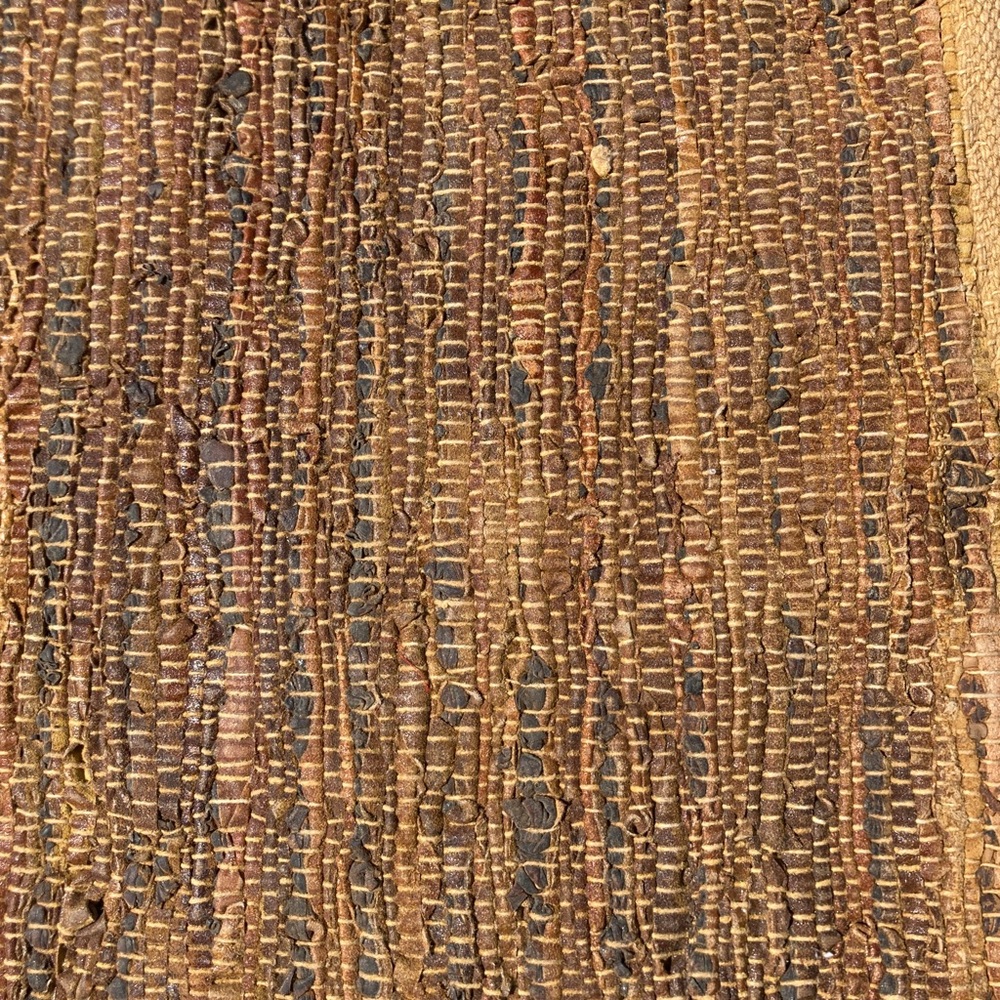 ‼️SOLD‼️ Shag Leather Rug - Picture 7 of 10